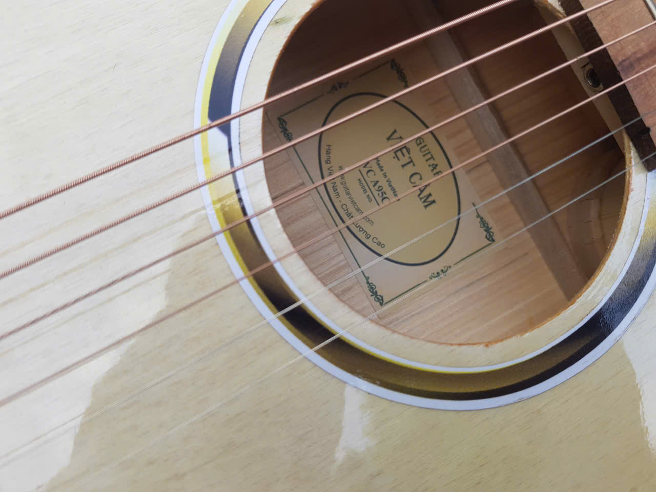Đàn Guitar Acoustic Việt Cầm VC A95C - Ảnh 9